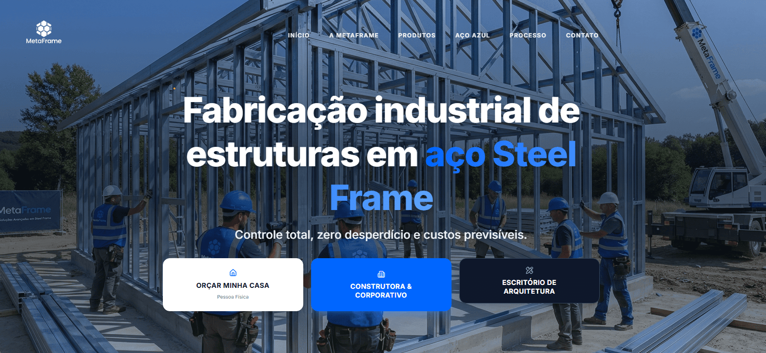 Captura de tela do projeto Meta-Frame